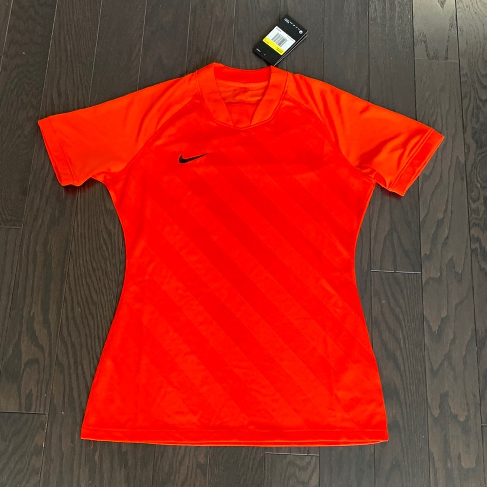 Nike Dri-Fit Short Sleeve Orange Top